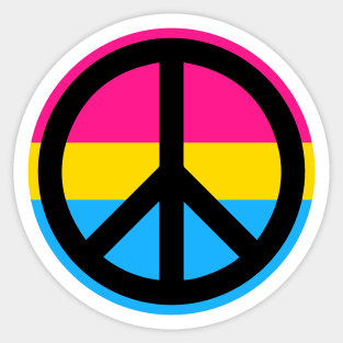 Pansexual Peace Sticker